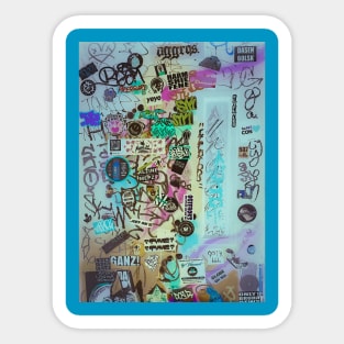 Graffiti Design Sticker Style Urban Tag Sticker